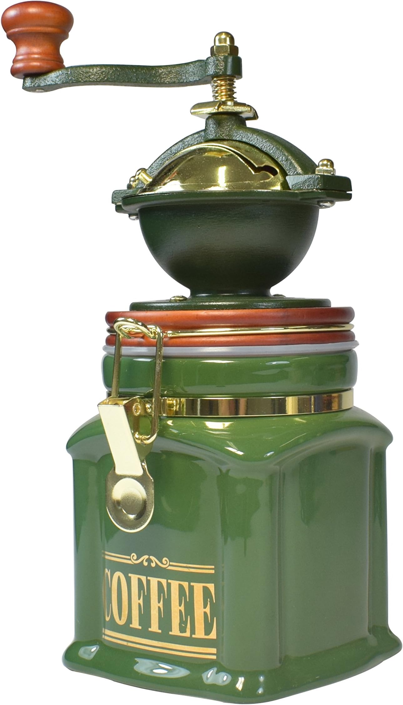 Bisetti Vivalto Coffee Grinder, Green