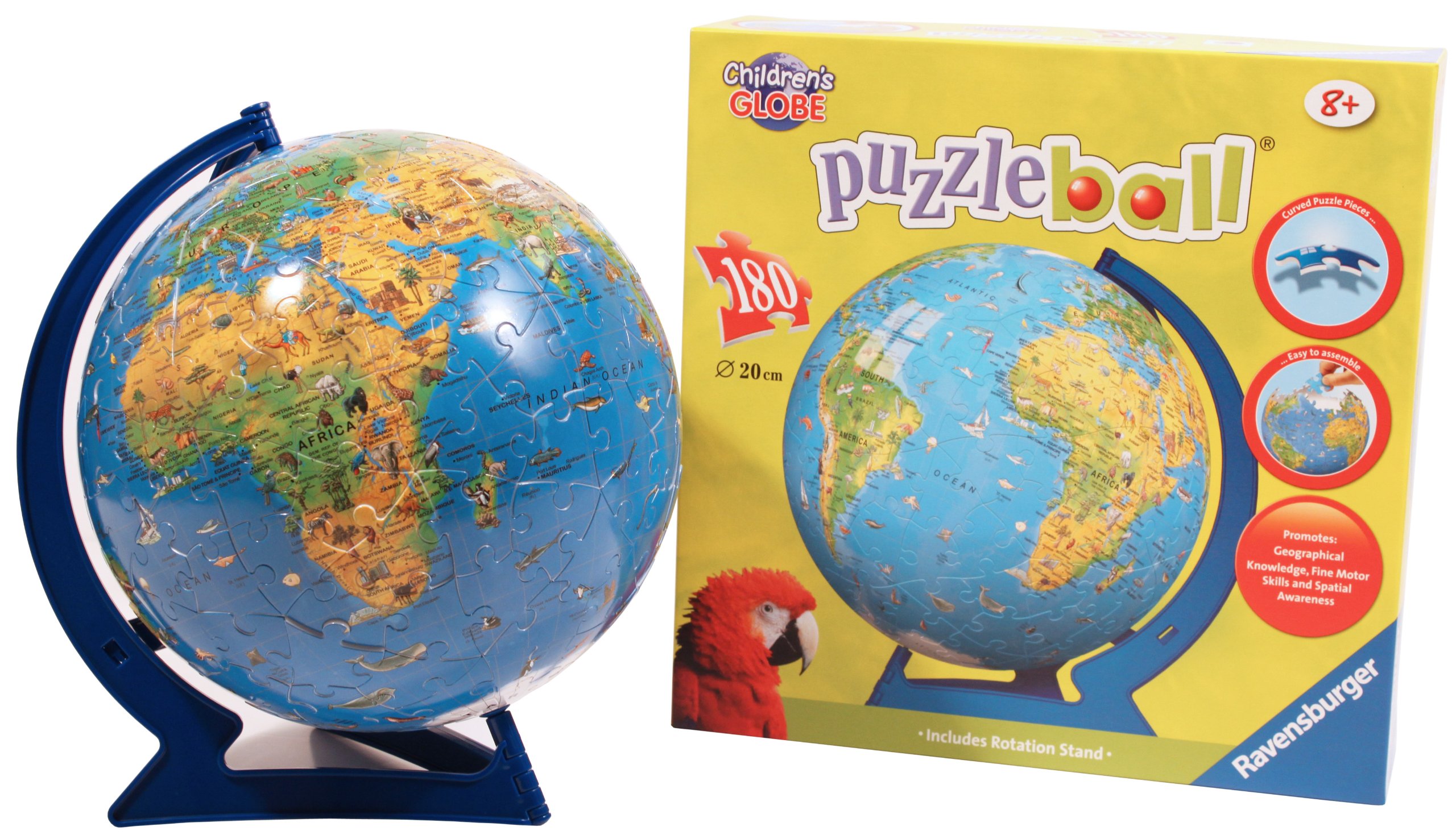Ravensburger Puzzle Carte du Monde pour Enfants (180 pièces)
