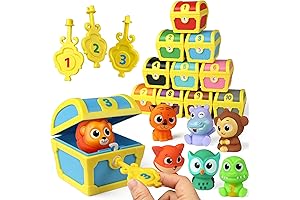 Coogam Surprise Animals Finger Puppets with Number Locks