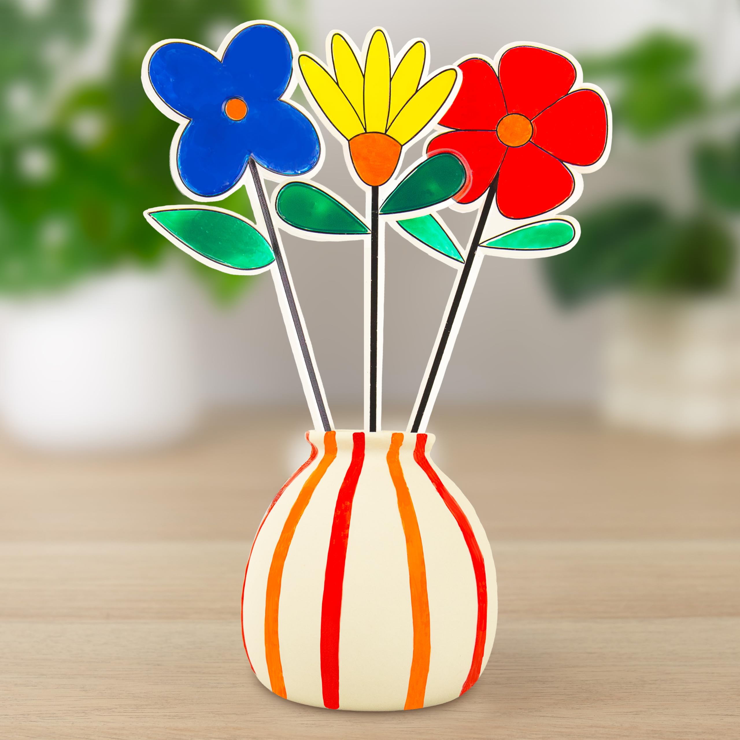 Kit de bricolaje de flores con acrílico de Gift Republic para decorar el hogar
