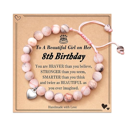 8 Year Old Girl Birthday Gift, Birthday Gifts for Girls, Girls Birthday Gifts Age 8-10, Jewelry for Teen Girls, Gifts for 8 Year Old Girls, Girls Gifts Age 8-10, Birthday Gifts for 8 Year Old Girl