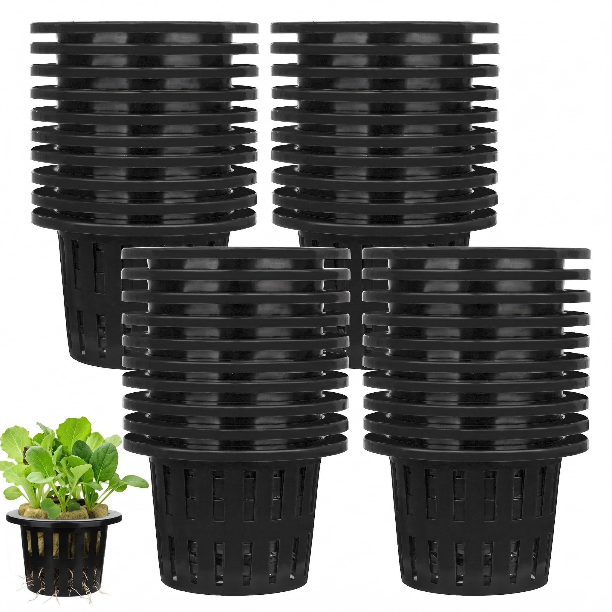 Jucoan 40 Pack 4 Inch Net Cups