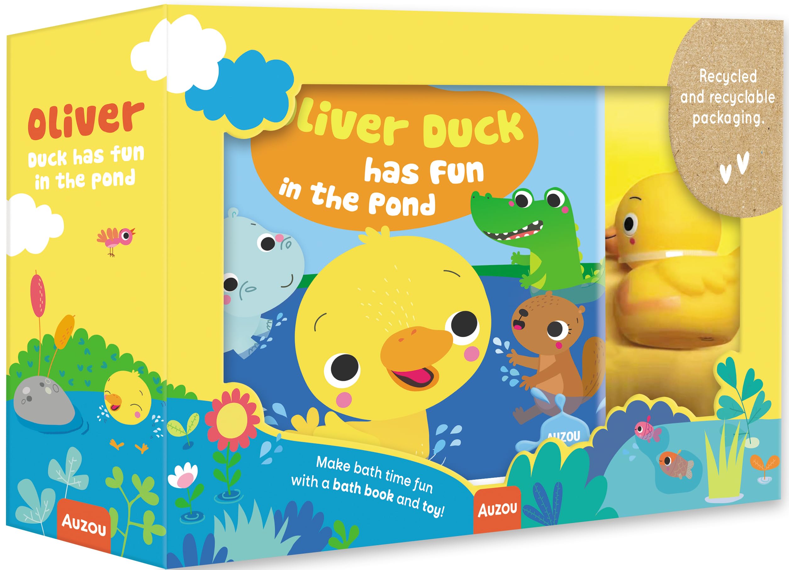 Oliver Duck Has Fun in the Pond by Sigrid Martinez,  Auzou - 9791039541824
