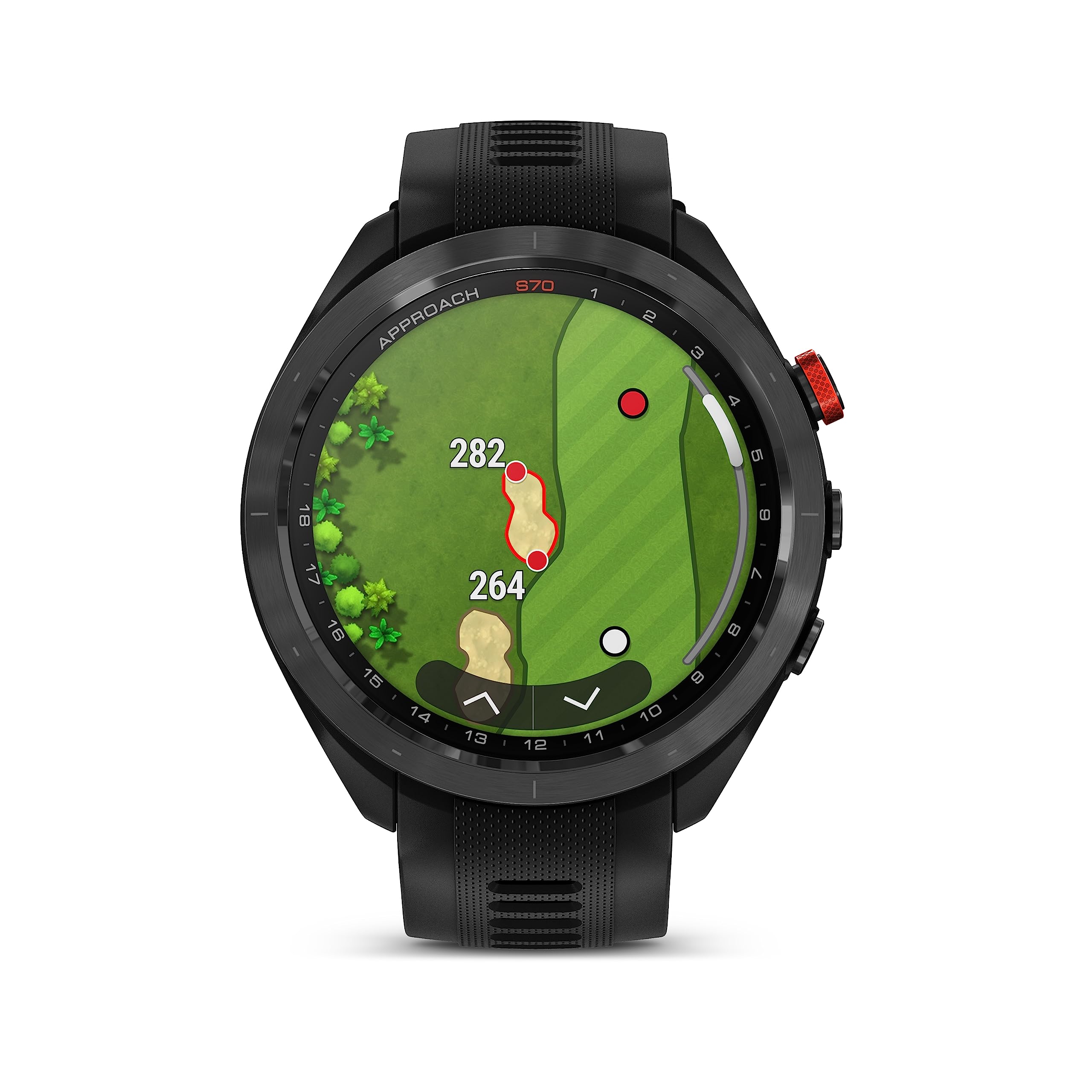 Garmin Approach S70, 47 mm case Size, Premium Golf GPS Smartwatch 