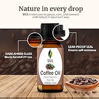 Vista 7 de Aceite esencial de café SVA – 1/3 fl oz – 100% aceite de café natural – para difusor, cuidado del cabello, cara, cuidado de la piel, aromaterapia