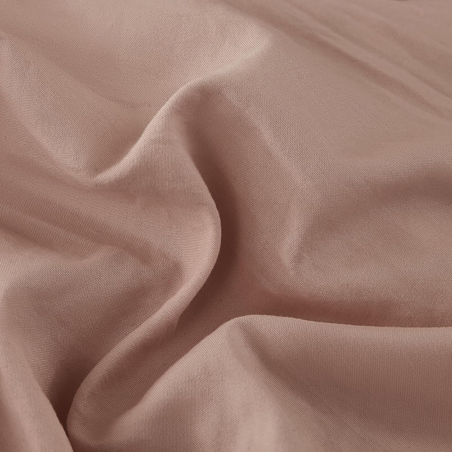 WRENSONGE Queen Comforter Set - 3 Pieces Dusty Pink Comforter Prewashed Soft Lightweight for All Seasons,Fluffy Down Alternative Comforters Queen Size with 2 Pillow Shams - Image 5