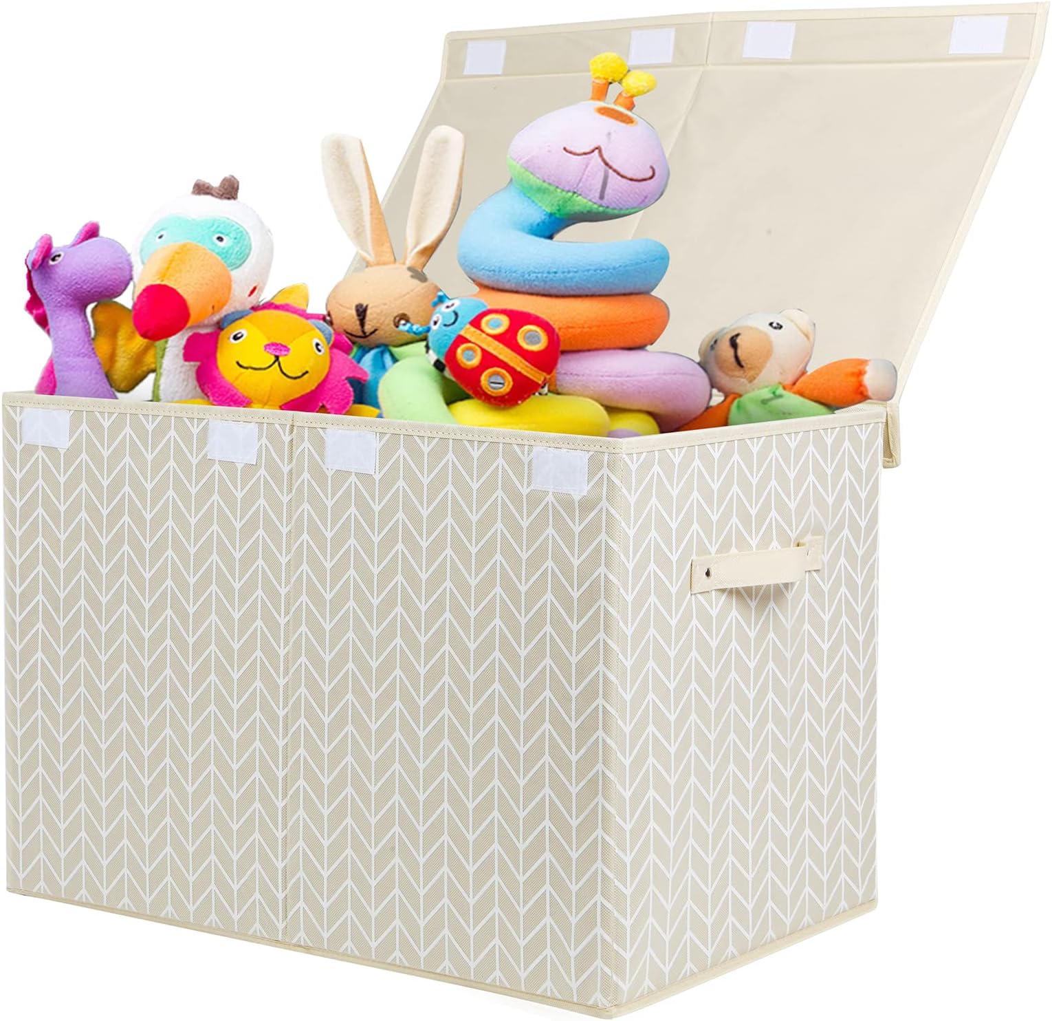 Amazon.com: Mayniu Large Toy Storage Box Chest with Lid, Sturdy Toys ...