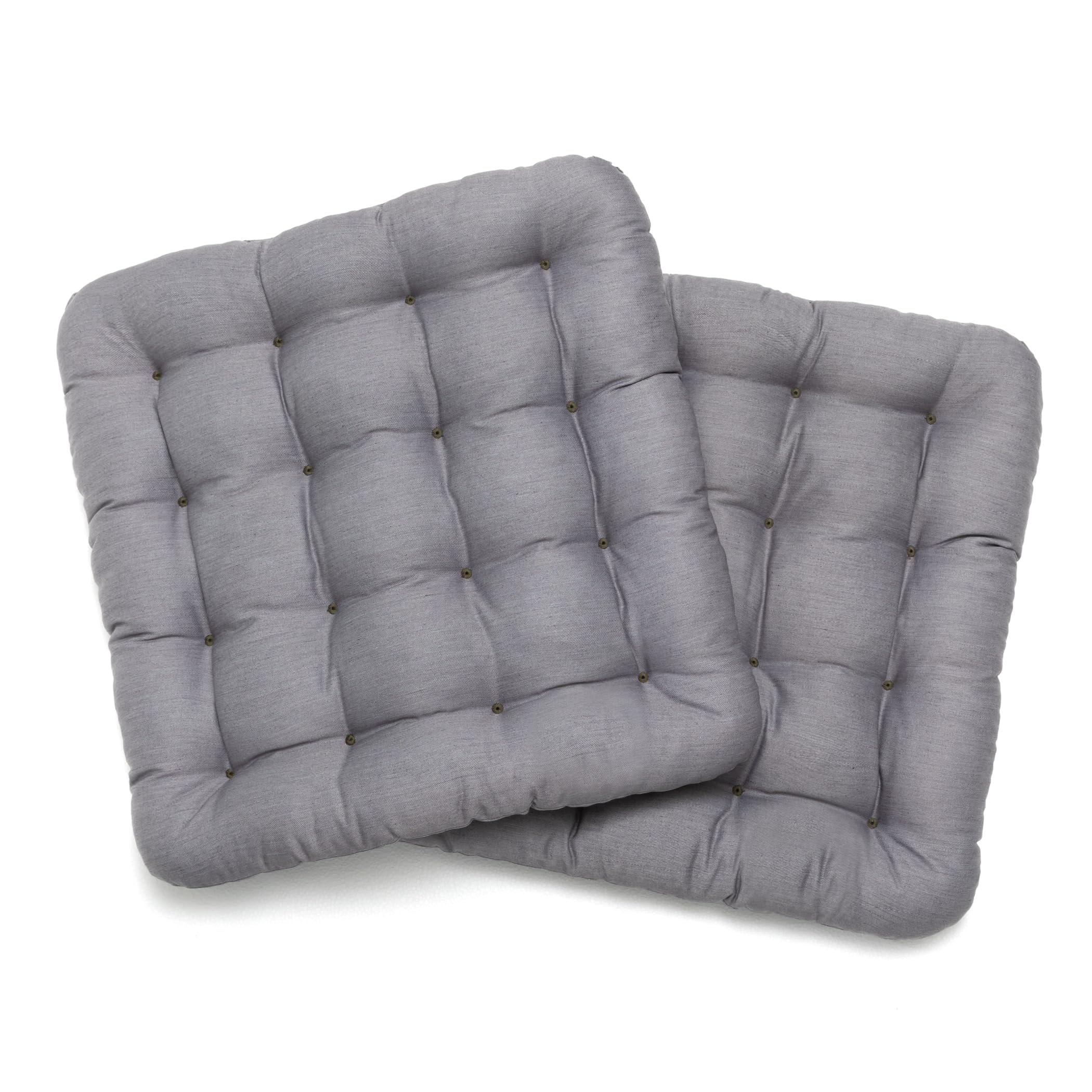 HAVE A SEAT Luxury – poduszka do siedzenia 40 x 40 cm – wygodna poduszka na krzesło, ortopedyczna, nadaje się do prania w temperaturze do 95 °C, nadaje się do suszenia w suszarce, trwałe kolory – Made in Germany – (zestaw 2