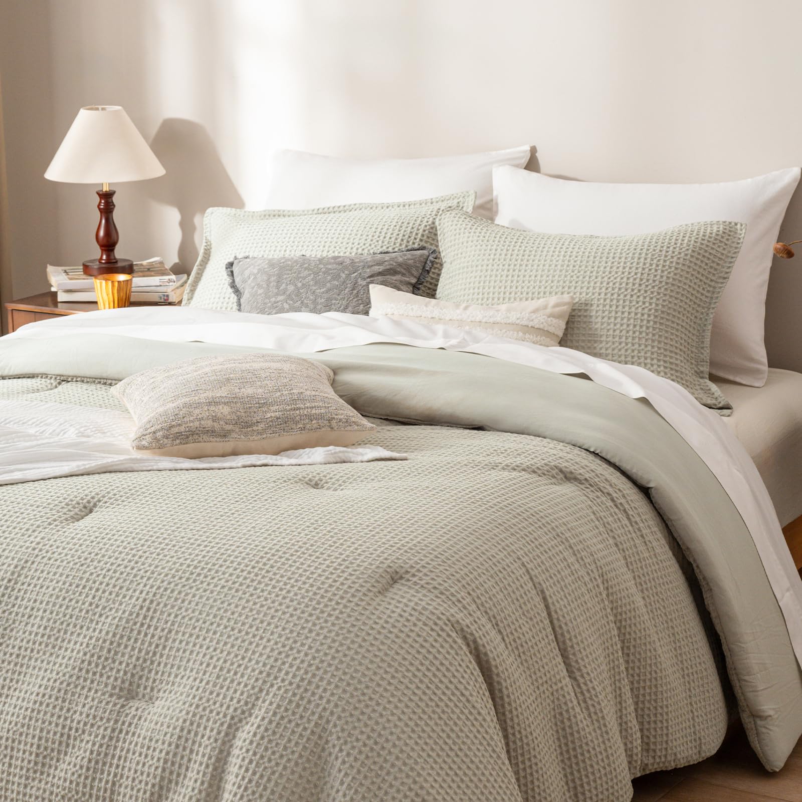 PHF Waffle Weave Comforter