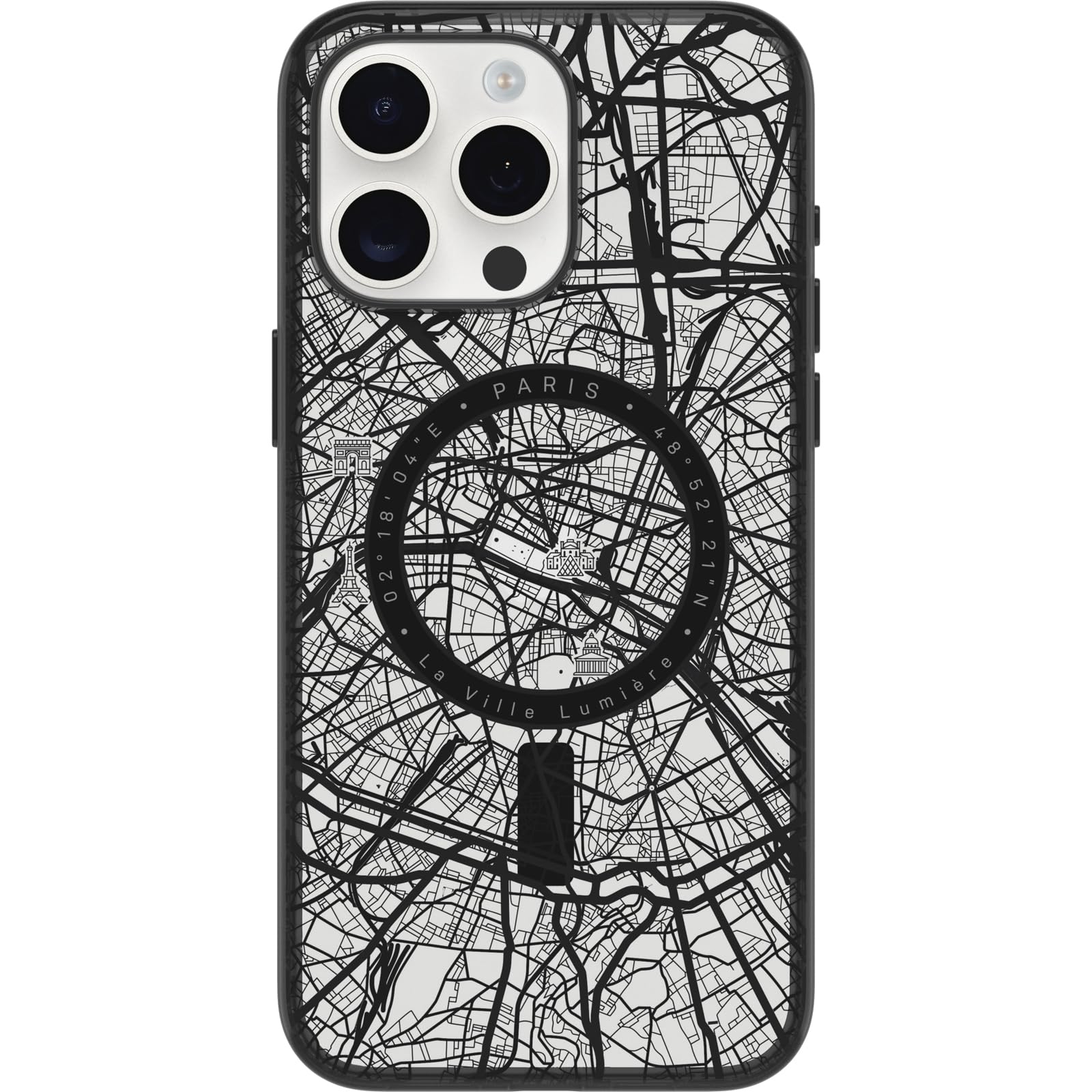 OtterBox Clear Case Serie mit MagSafe für iPhone 15 Pro Max, stoßfest, sturzsicher, Ultra-dünn, schützende dünne Hülle, 3X getestet nach Militärstandard, Paris