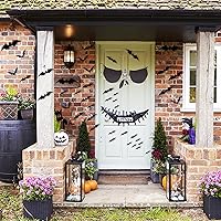 Vista 7 de Decoraciones de Halloween de murciélagos, 100 piezas de decoración de pared de murciélagos 3D, 6 tamaños de calcomanías de murciélago de PVC