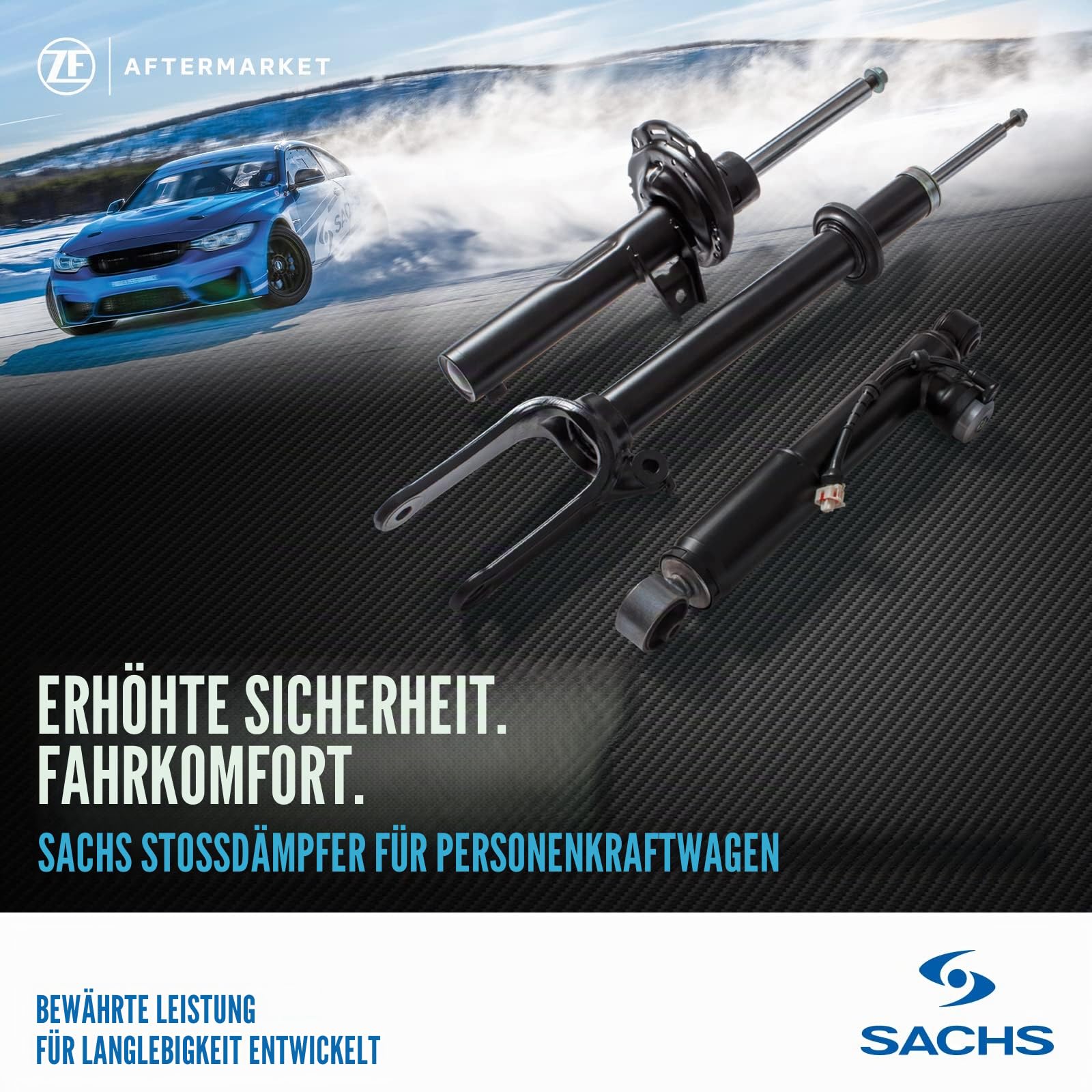 Sachs 311 403 Stoßdämpfer vorne links (1 Stück) | 311 403 Kompatibel mit 3 (E90),3 Cabriolet (E93),3 Coupe (E92),3 Touring (E91)