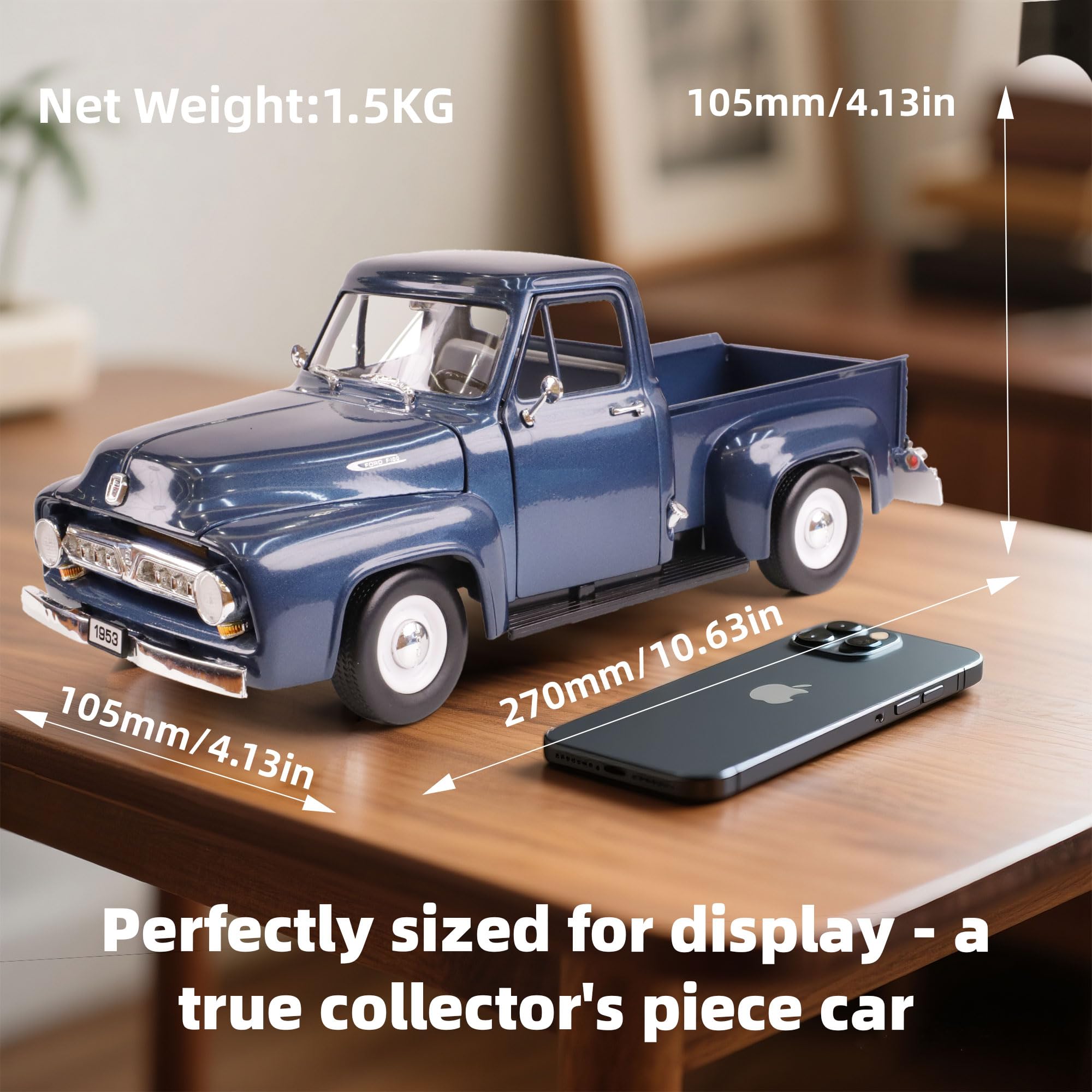 Amazon.com: LUCKY DIE CAST 1953 Ford F-100 Pickup Truck 1/18 Scale