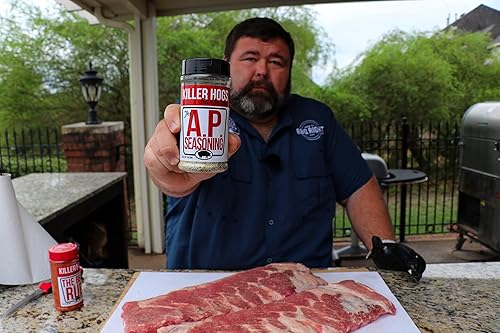 Miniatura 4 de Killer Hogs AP Seasoning  Championship BBQ and Grill - Condimento multiusos para carne de res, filetes, hamburguesas, cerdo y pollo  Sal, pimienta,