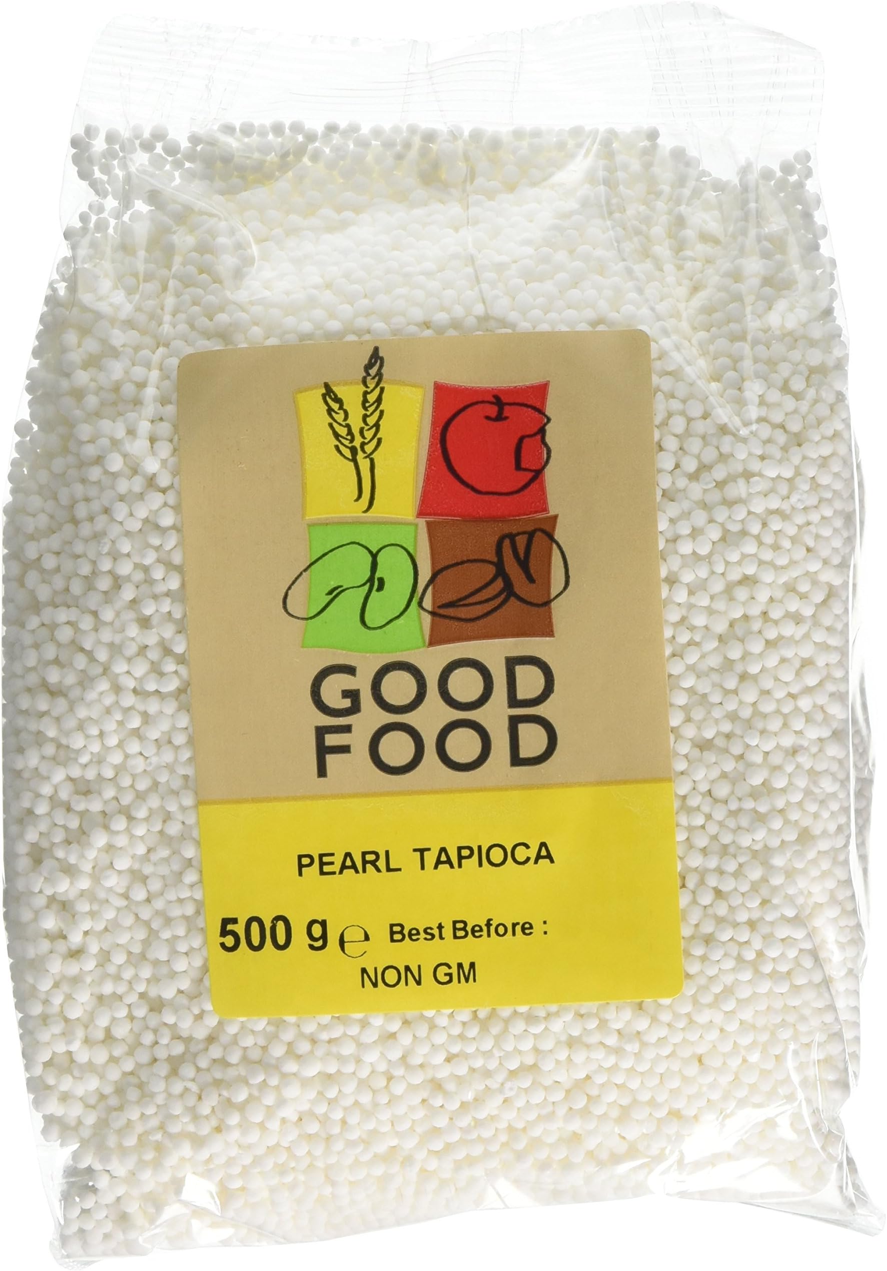 Mintons Good Food Pre-Packed Tapioca Seed Pearl 500 g (Pack of 5)