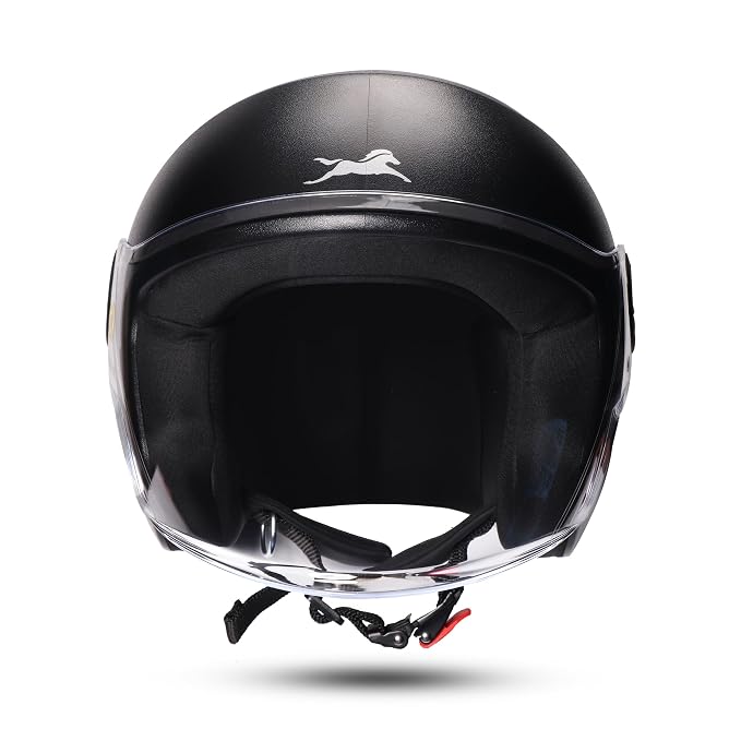 TVS ACE open face ISI helmet
