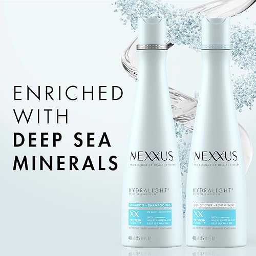 Miniatura 3 de Nexxus Champú y acondicionador Hydra-Light 2 unidades para el sistema de cuidado del cabello graso formulado con mezcla de proteinfusion 13.5 oz