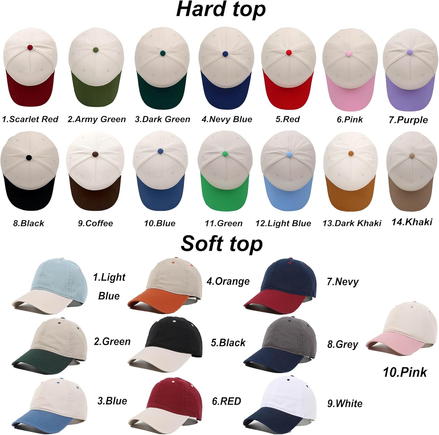 Embroidered Custom Hats, Low Profile Baseball Cap for Men, Cotton Dad Hat, Personalize Logo Text Cap - Image 4