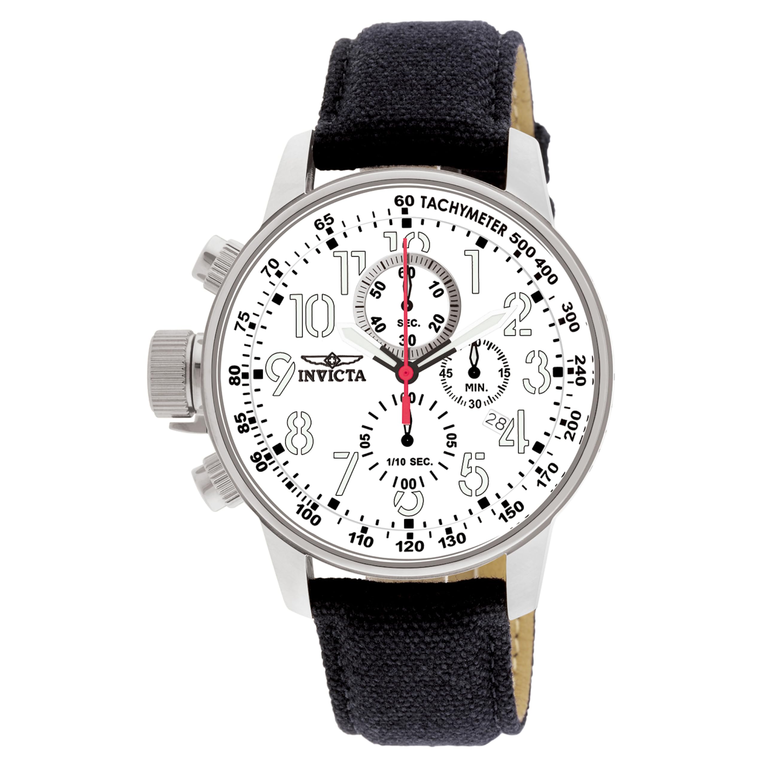 INVICTA クォーツ腕時計  インビクタ　シルバー　クロノグラフ　A22 INVICTA - INVICTA 腕時計 クォーツ クロノグラフ サブアクア