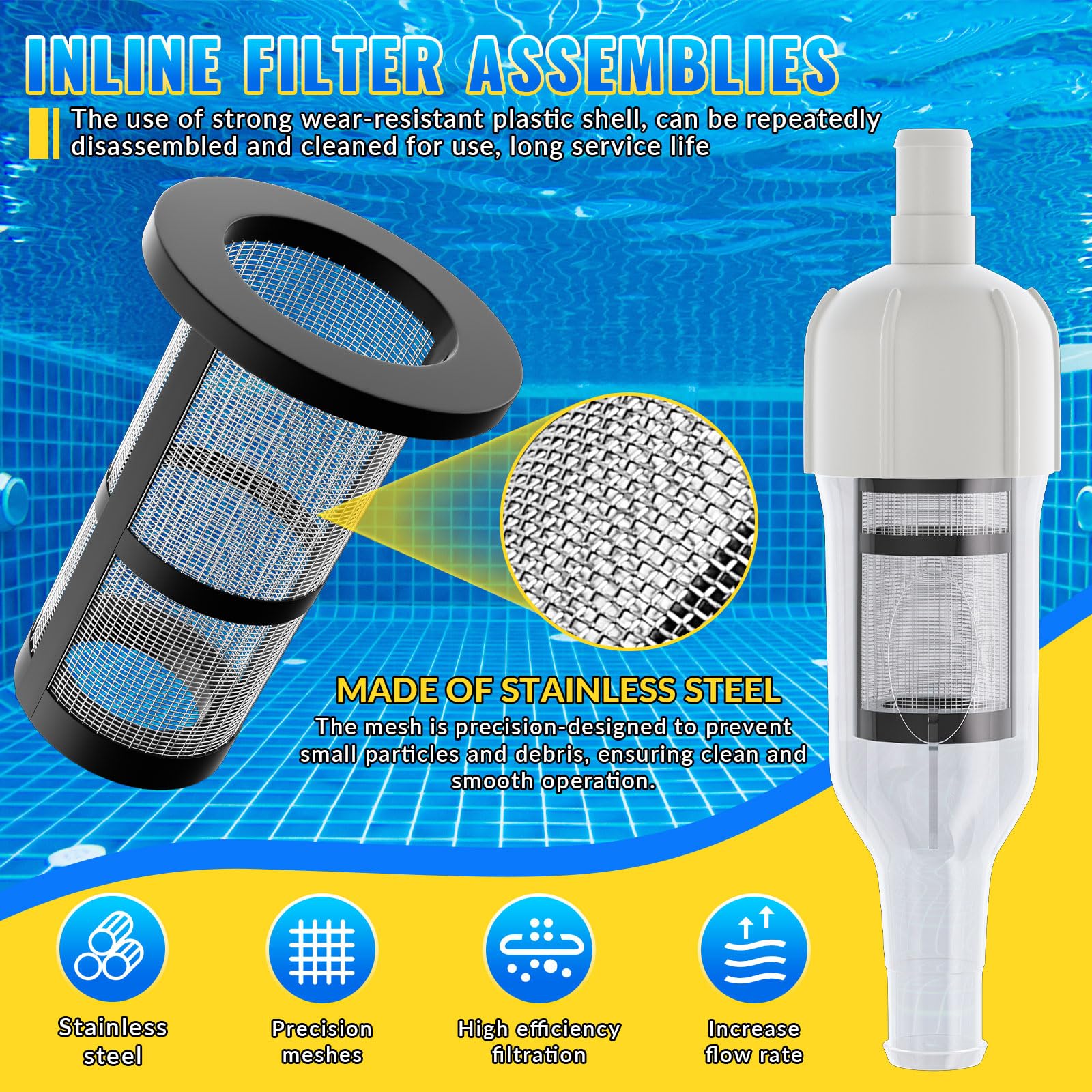 Tuyau D'alimentation 3m Pour Robot Piscine Polaris/Zodiac 280/380/180 - Pièce De Rechange Pour Nettoyage Optimal - 12