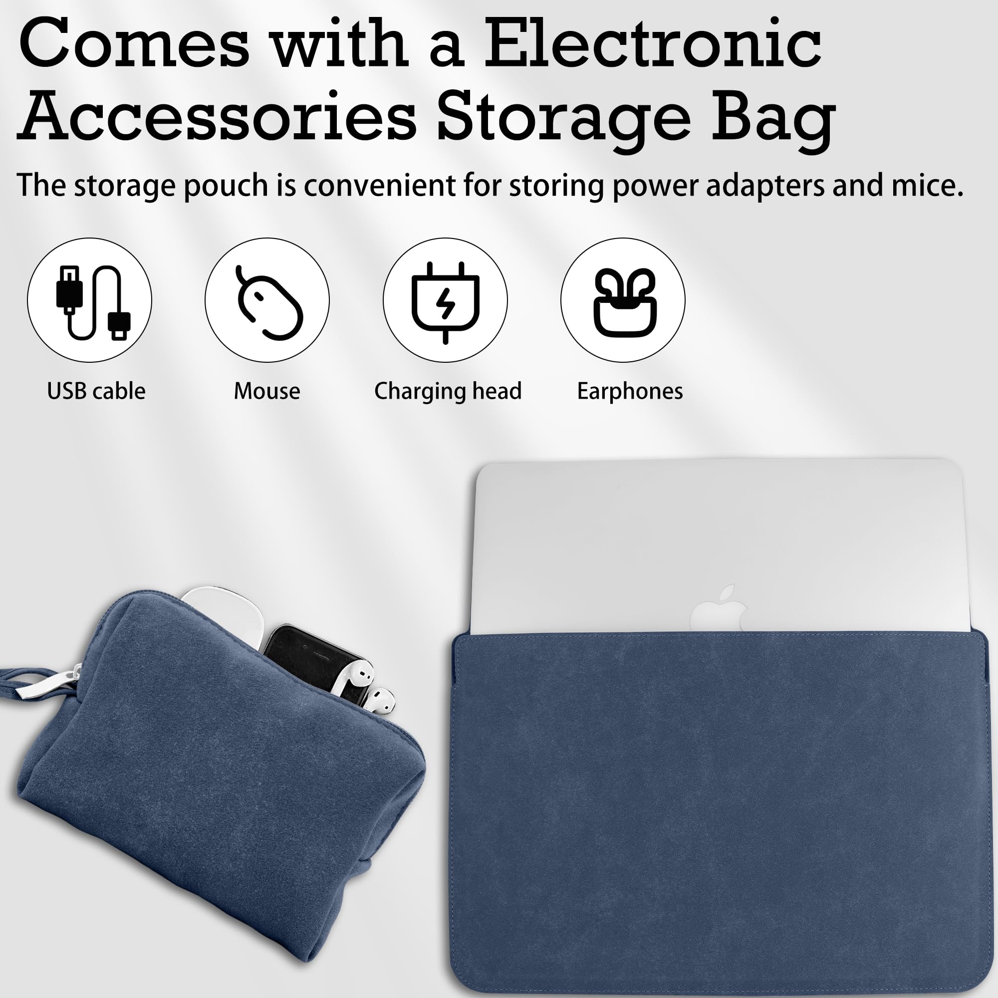 HYZUO 13,3-14 Pollici Donna Custodie per PC Portatili con Supporto per MacBook Pro 14 M4/M3/M2/M1 2025-2021, Air 13,3, 13,5-13,8 Surface Laptop, con Borsa Piccola, Modello Coccodrillo Rosso rosato