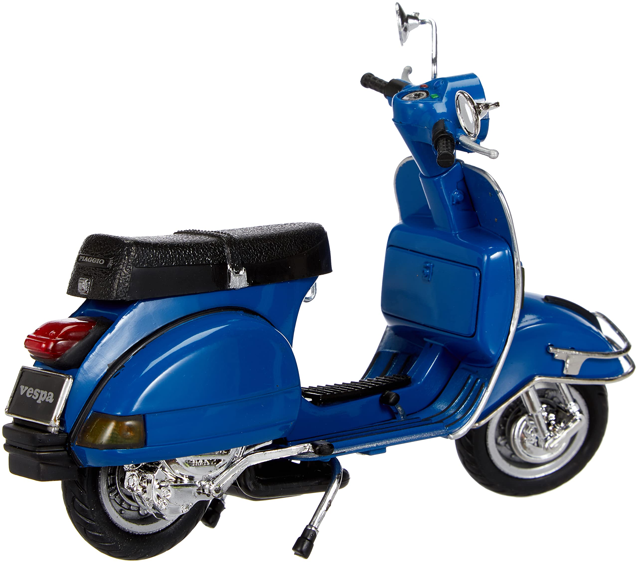 NewRay Motorbike 42215 - Vespa P200E 1978 Fedele Riproduzione, Scala 1:12, Die Cast, Azzurro