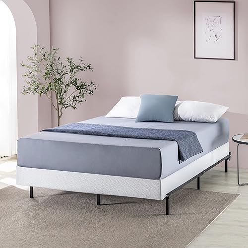 Miniatura 9 de Zinus - Base metálica Compack de soporte para cama, 7pulgadas, para colchón y somier, color blanco, tamaño California King