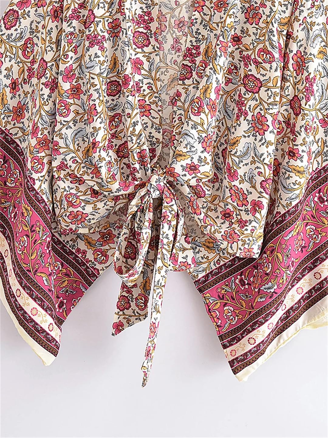 Disimlarl Cardigan da donna corto kimono costumi da bagno maniche a pipistrello bohemien bikini copricostume da spiaggia