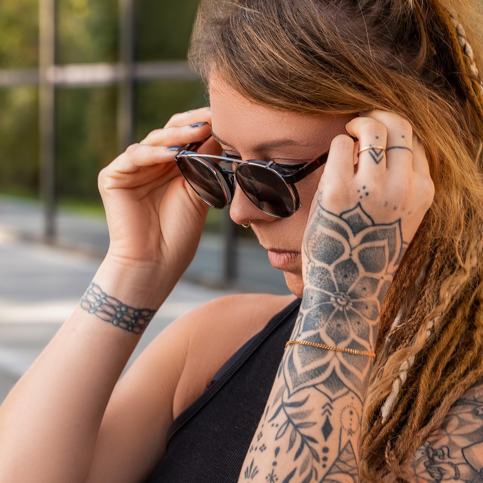 Clip solaire compatible avec notre modèle de lunettes Taurus, protection UV 100 %, polarisant et clip super léger