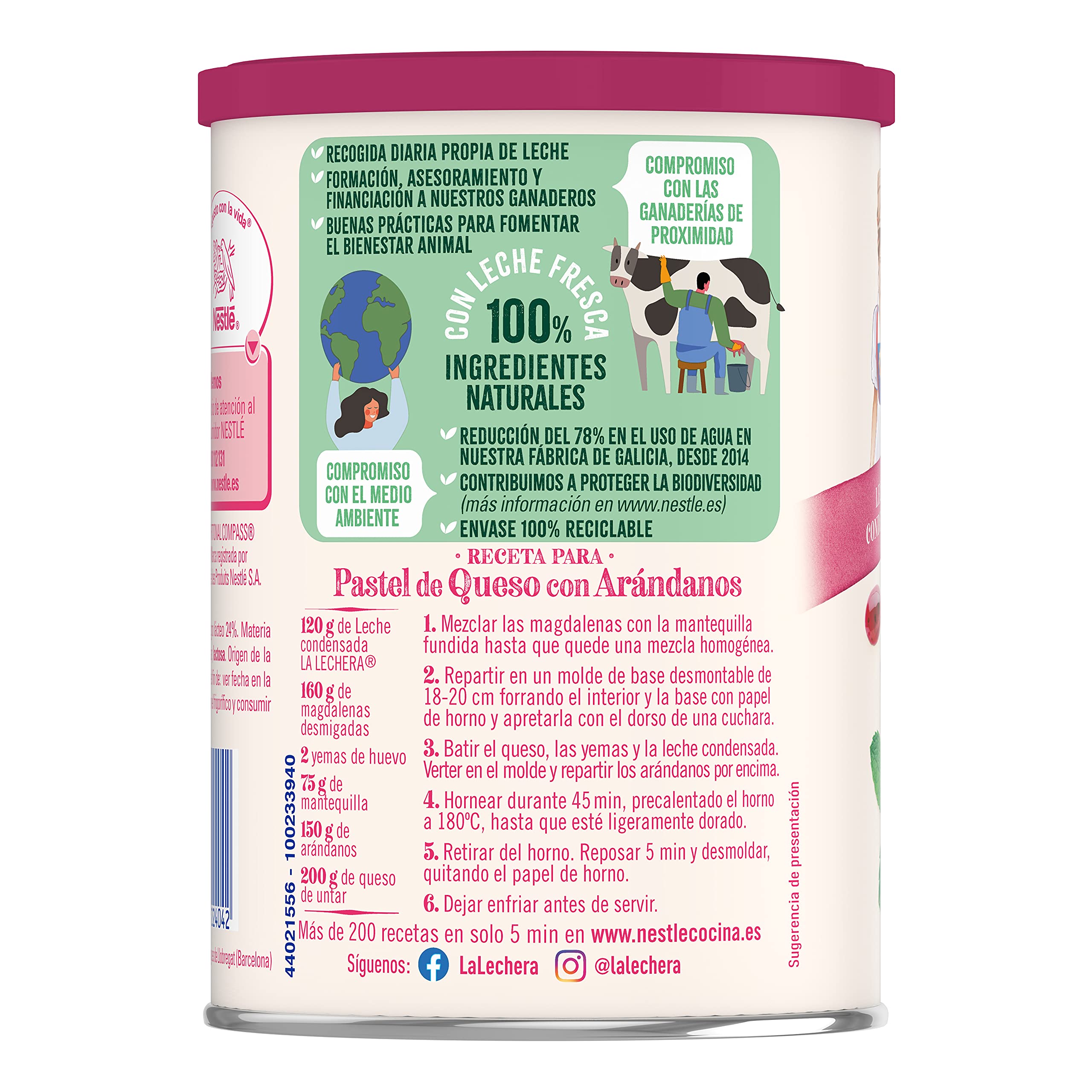 Nestlé La Lechera Leche condensada 740 gr