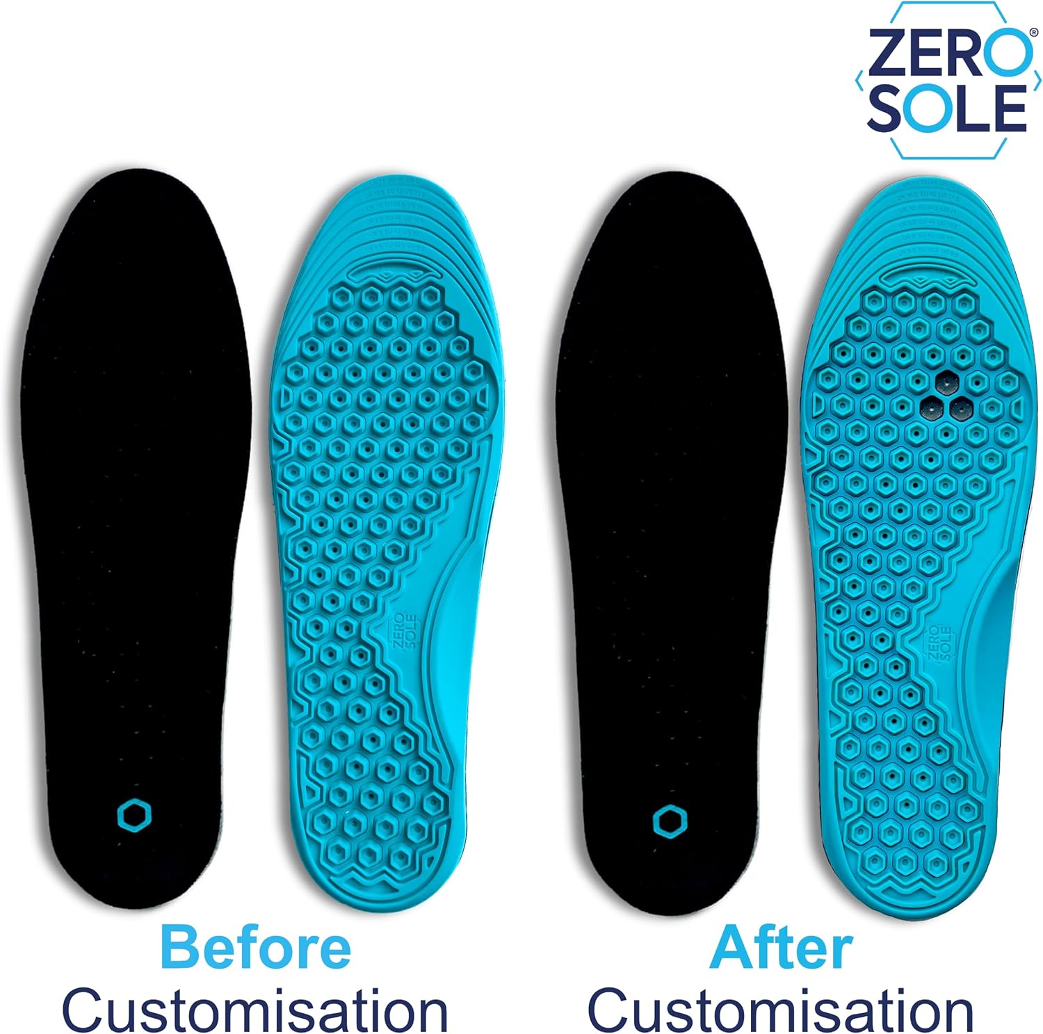 Customizable Corn & Callus Relief Insoles – Clinically Proven, Podiatrist-Designed Pressure-Relief Insoles for Corns, Calluses, Metatarsalgia & Plantar Fasciitis (Small - Medium | US 5-8)