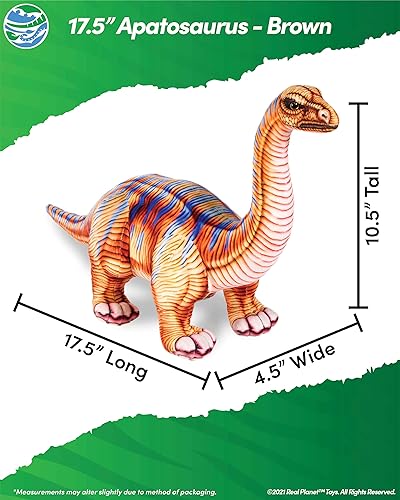 Miniatura 2 de Real Planet Juguete de peluche de dinosaurio de 17.5 pulgadas, animales de peluche de dinosaurio, peluche de dinosaurio de peluche, juguetes