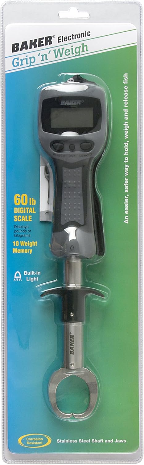 Baker BGW60E Grip 'n' Weigh Electronic Scale (60-Pound)