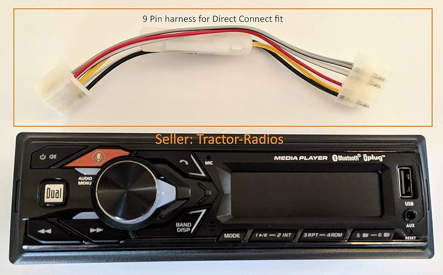 Amazon.com: Direct Connect Plug & Play Kubota Tractor Radio