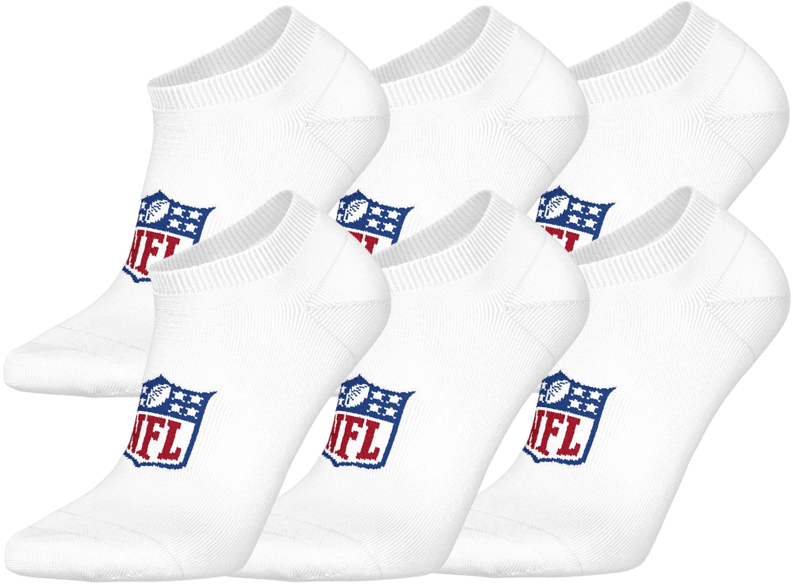 NFL Unisex Nfl Shield 6pk Sneaker Socks Sport socks (6er Pack)