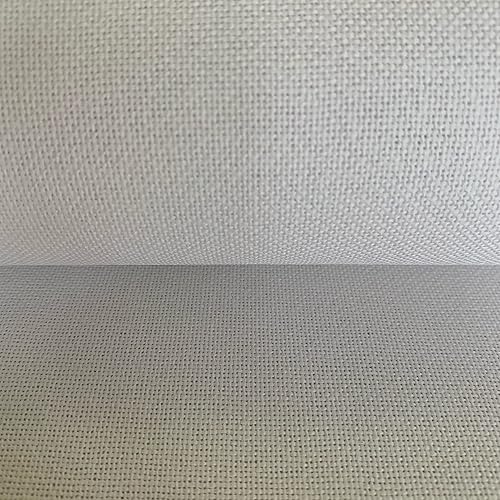 Miniatura 3 de Tela de punto de cruz bordado de tela Evenweave de 28 unidades, blanco, 29 pulgadas de ancho x 39 pulgadas de largo
