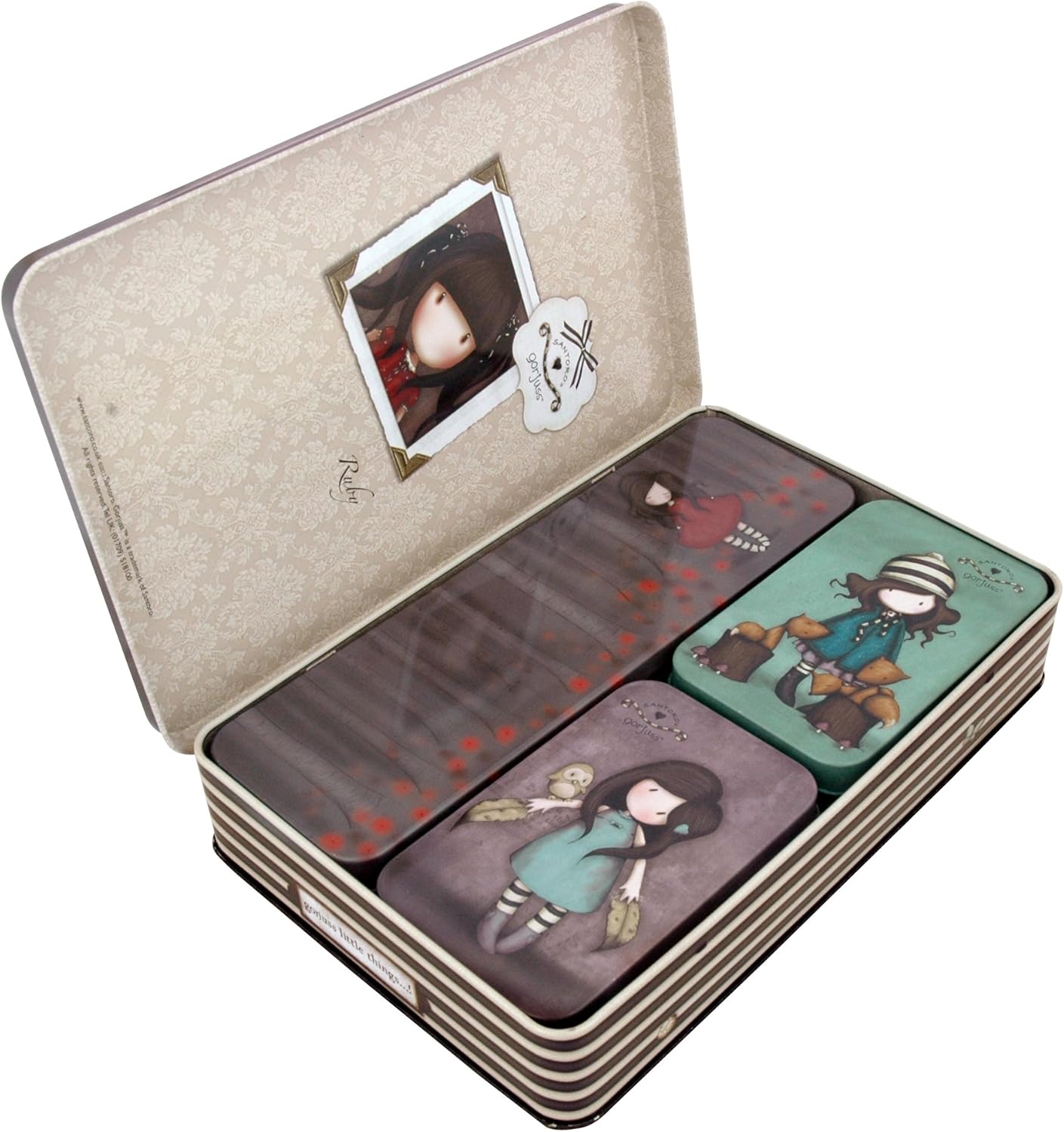 Santoro Gorjuss Poppy Wood/The Owl/The Foxes Designed