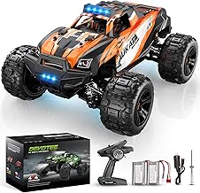 HappyGoLucky 1:18 Remote Control Car 36 KM/H, 4WD Radio Controlled Car Toys with Light, RC Car Games for Children Adults – Gift Children and Adults