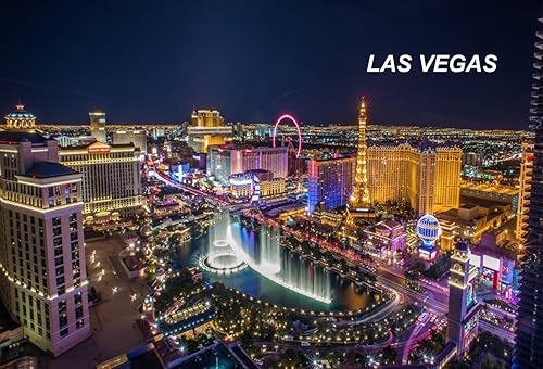 Nevada USA United States - Imanes para nevera (1 pieza, estilo Las Vegas #L5)