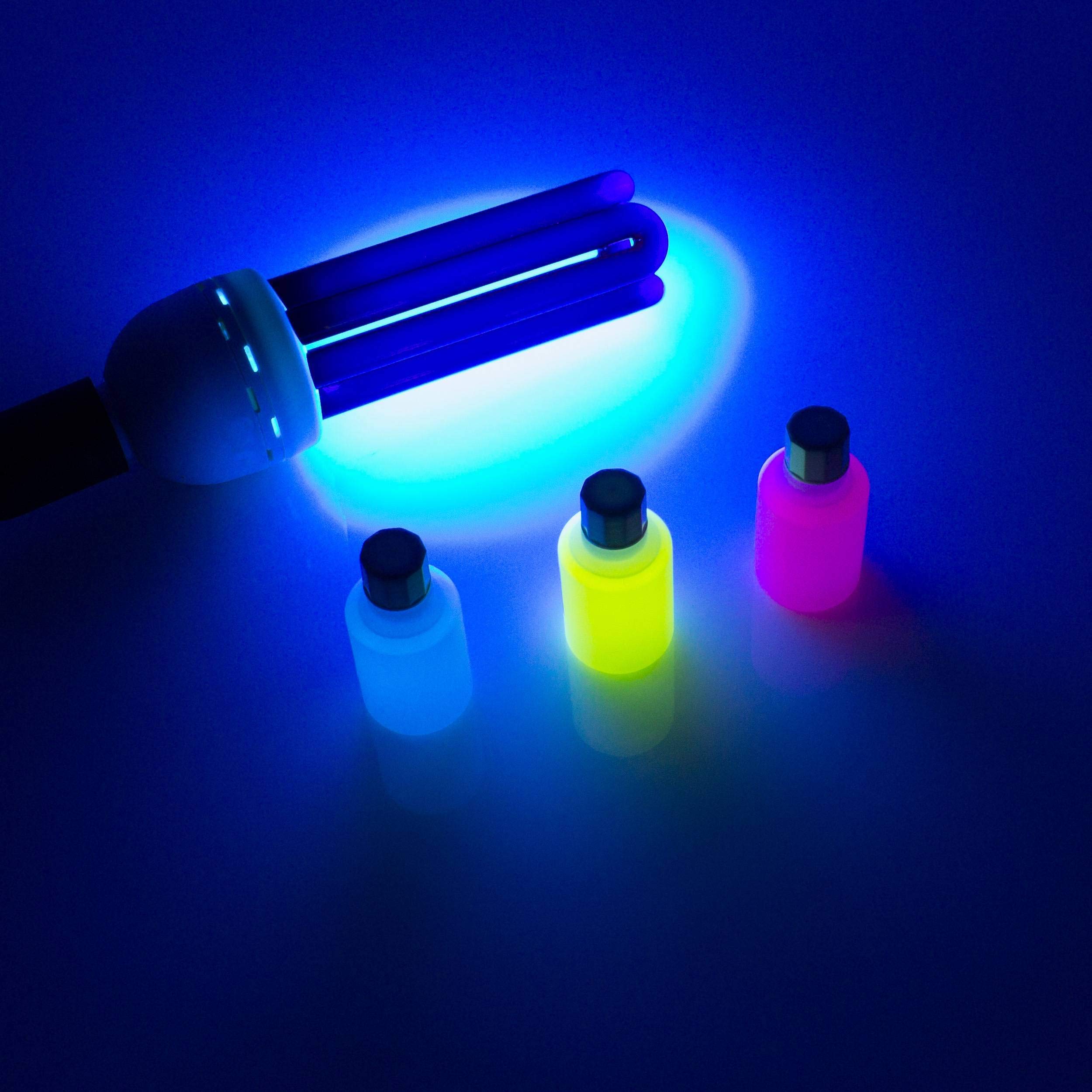 INNA-Glas UV - aktive Stempelfarbe, transparent, blau, 50ml - UV - Farbe