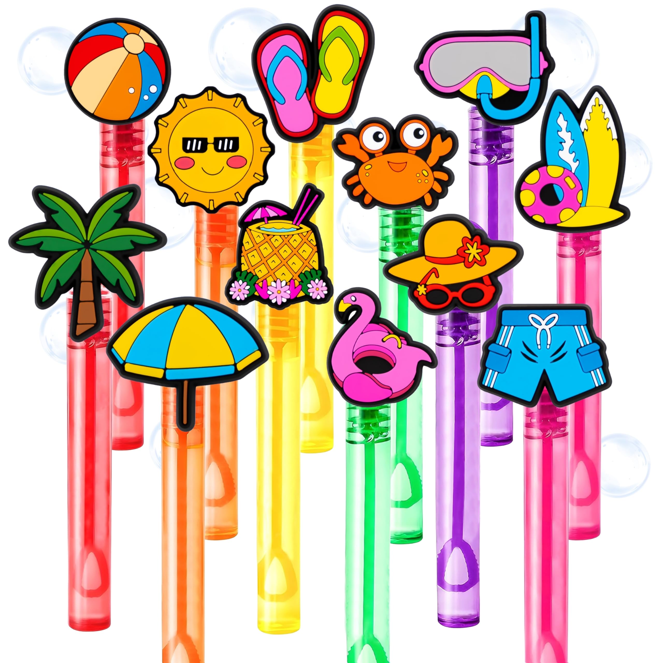 Photo 1 of 24PCS Summer Mini Bubble Wands for Kids
