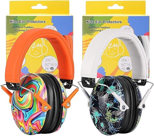 PROHEAR 032 Orejeras de protección auditiva para niños, paquete de 2, protectores auditivos para niños para autismo, conciertos y carreras