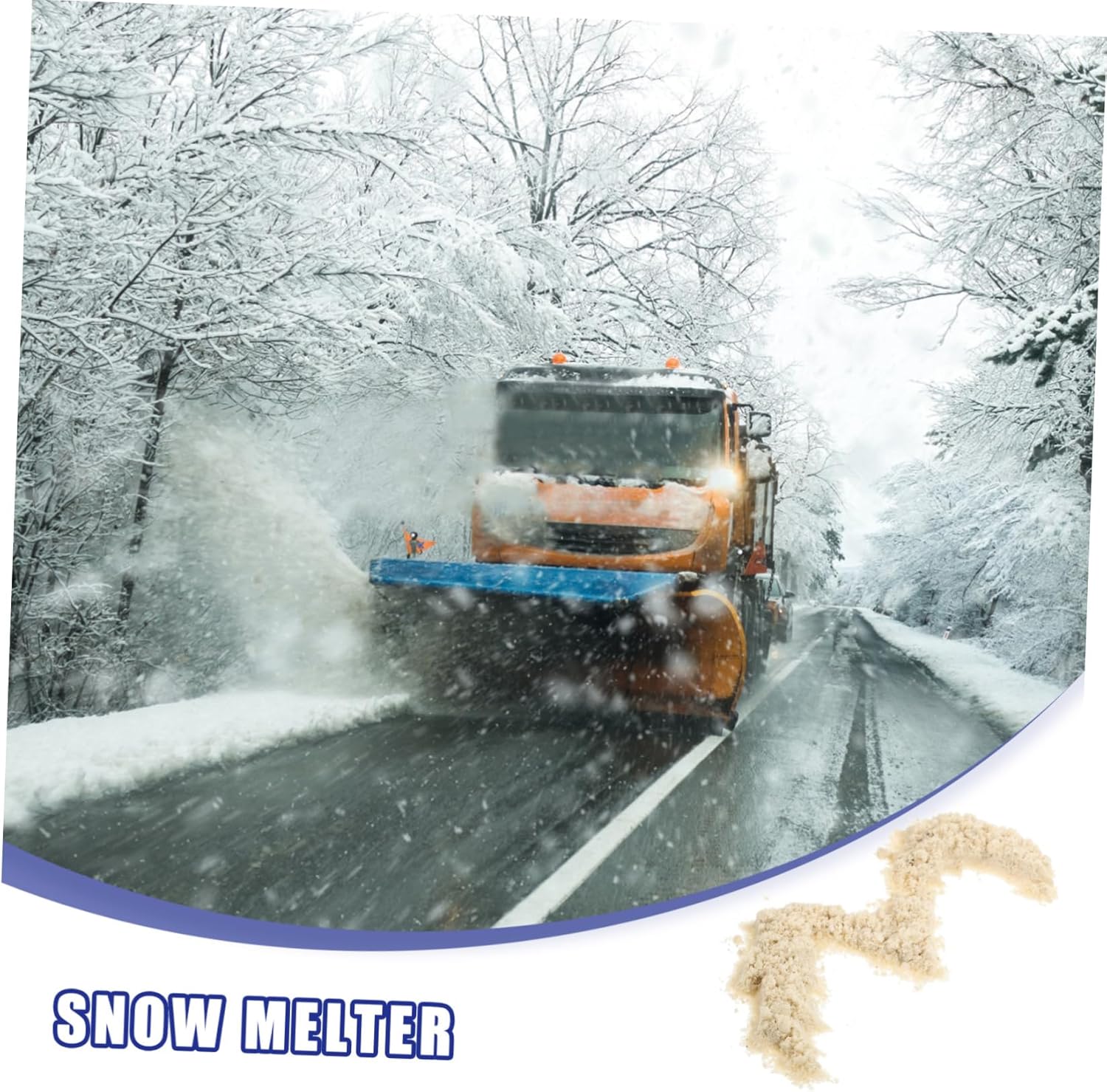 Rapid Agent Ice for Snow Removal Large Particle Content Quick Dissolver Safe for Roads Pedestrians