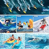 Vista 7 de Funda impermeable compatible con iPhone 14 Pro Max/13/12/11/XR/X/SE/8/7, Galaxy S22/S21 Google hasta 7.5 pulgadas IPX8 Dry Bag Vacation Essentials