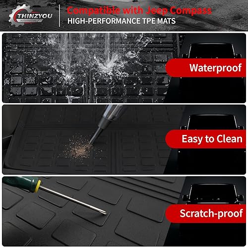 Vista 73 de Alfombrilla de carga compatible con Nissan Pathfinder 2022-2024 2025, forro de carga TPE para todo tipo de clima, accesorios Pathfinder 2023