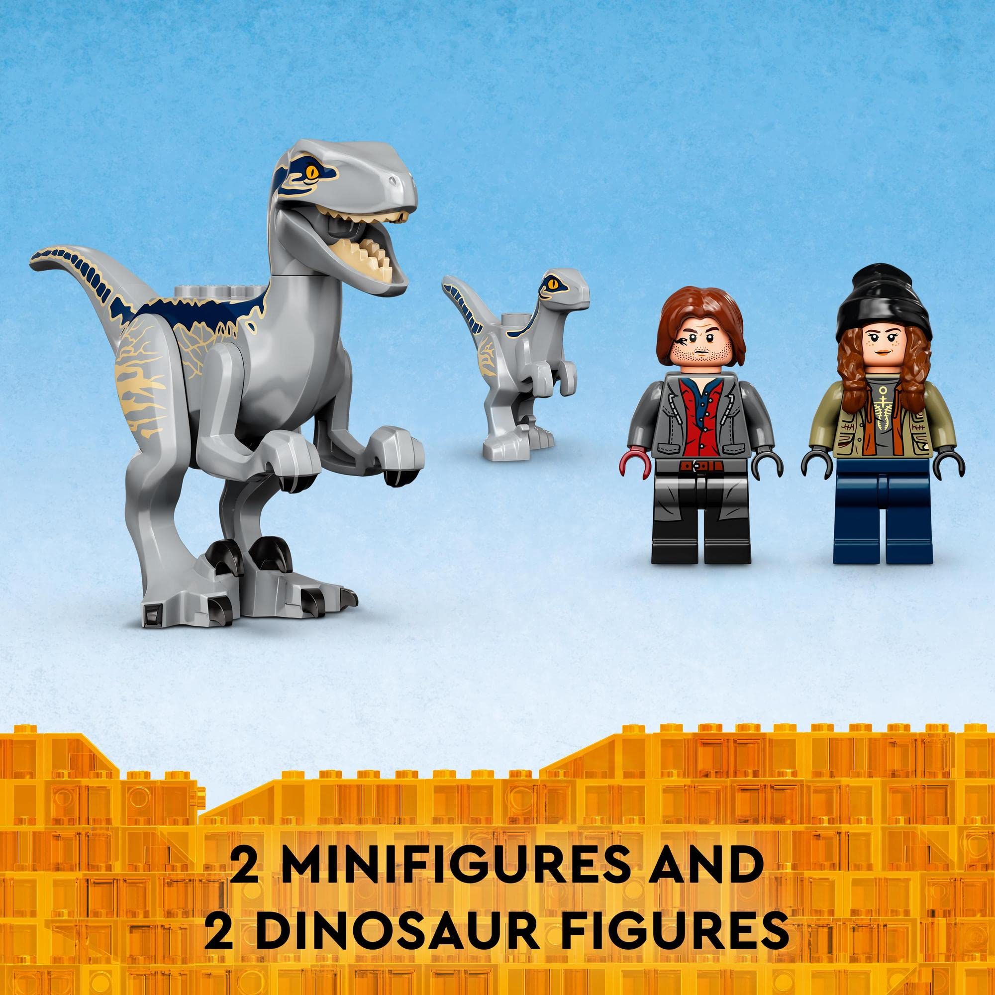 jurassic world blue lego