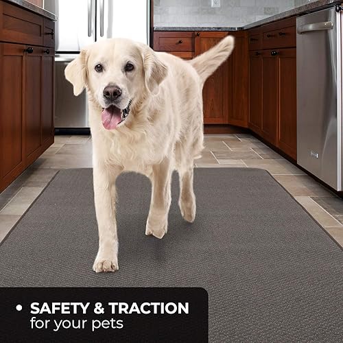 Miniatura 6 de House, Home and More Alfombra antideslizante - Gris - 4 pies x 27 pulgadas