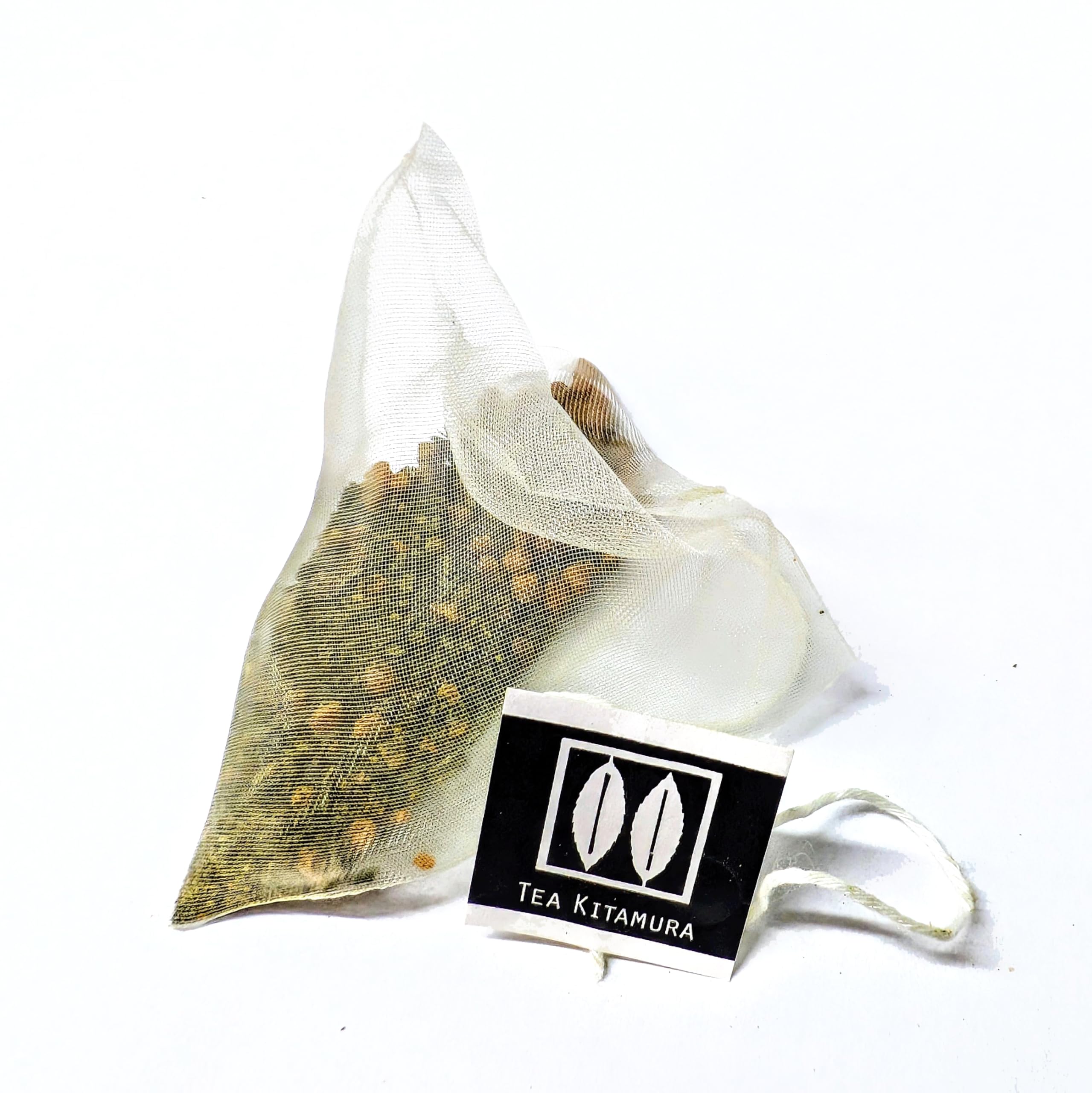 Organic Japanese Matcha Brown Rice Tea Matcha Genmai-Cha 10 Tea Bags by Tea Kitamura Small Batch — view 3