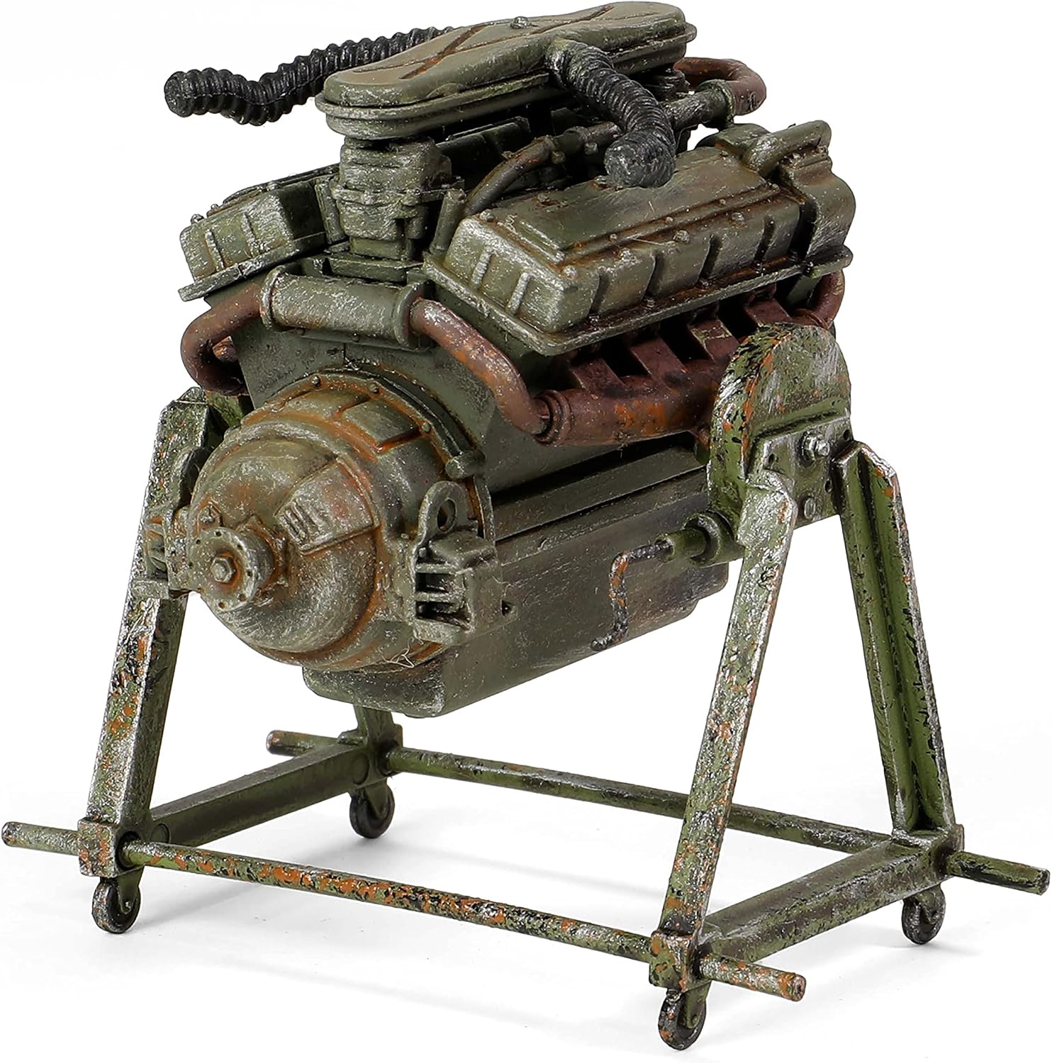 MP-912131A Metal Proud U.S. Army Sherman M4A3 Medium Tank Scale Diecast Military Collectible, Olive drab, One Size