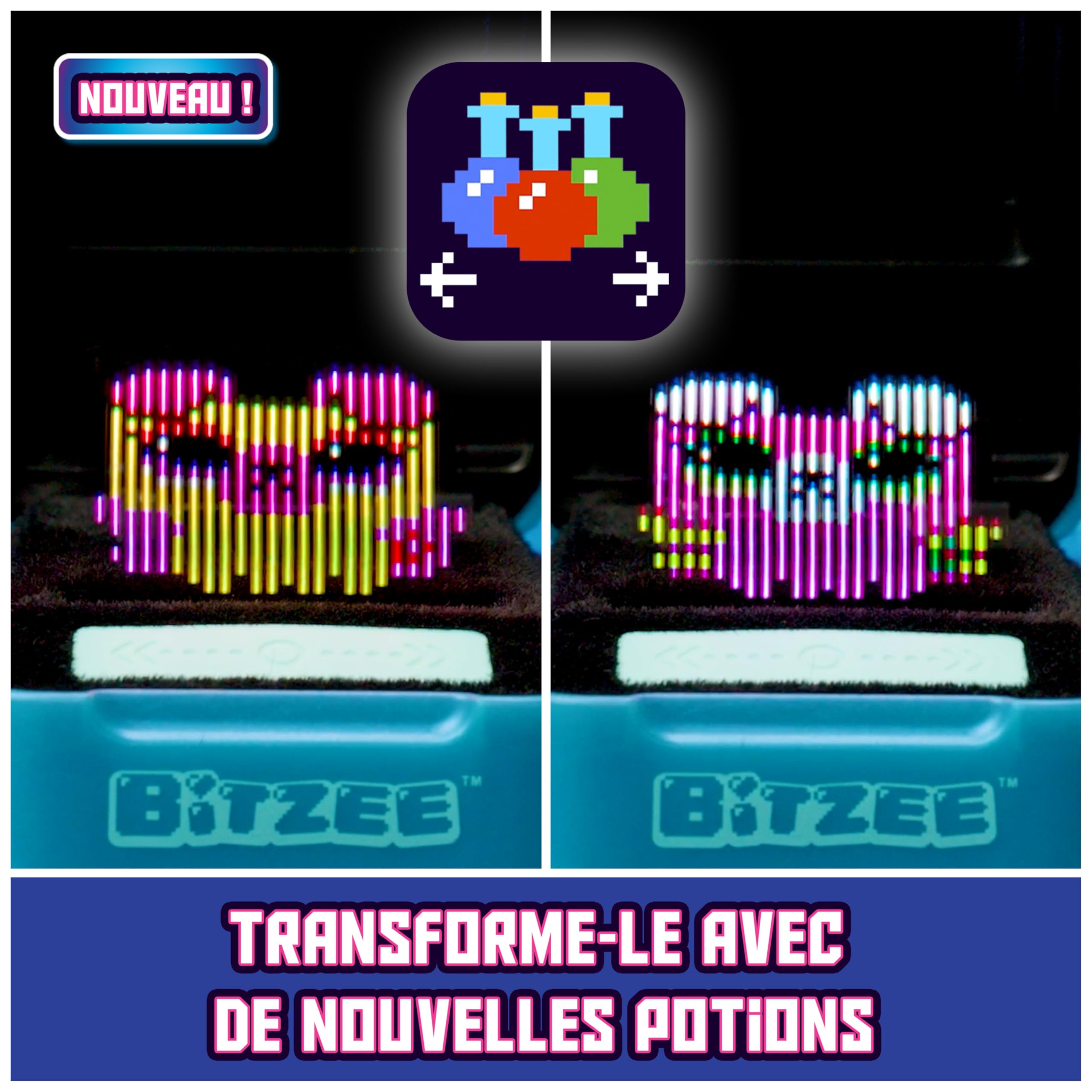 Bitzee Magicals - Mon Animal Interactif Bitzee - Animal Digital 3D Que Vous Pouvez Vraiment Toucher - Boîtier Electronique 20 Animaux Interactifs - Sons Réactions Et Jeux - Jeu pour Enfant 5 et +